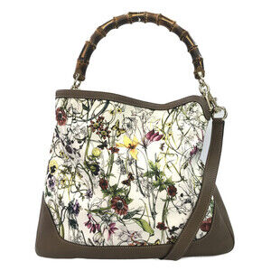 Gucci handbag Crossbody body bag Floral Flower bamboo